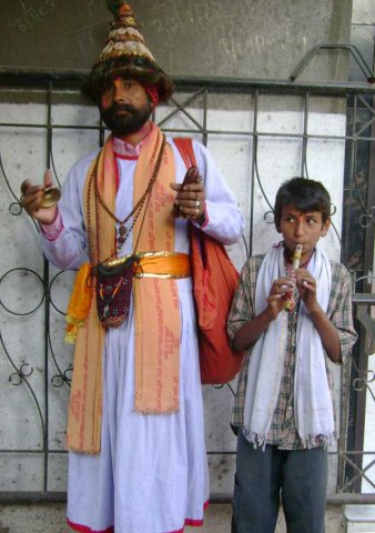 Maratha folk artist
